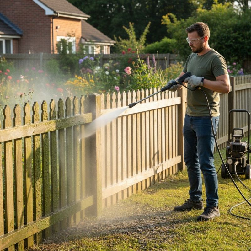 Fence Pressure Washing